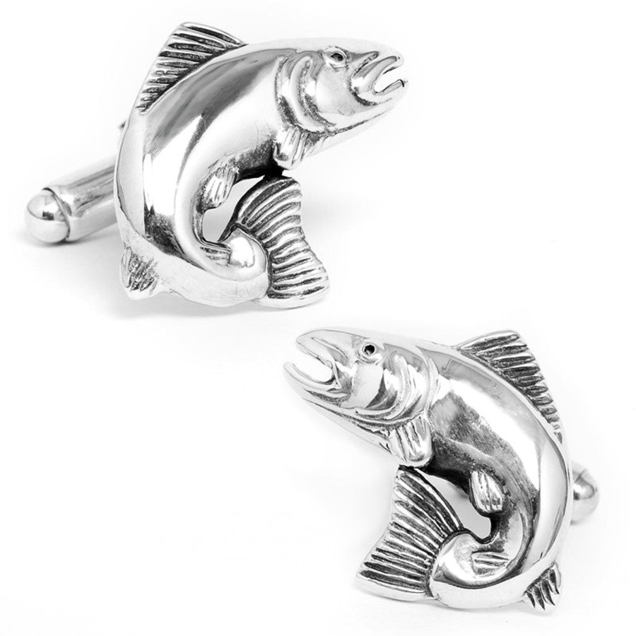 Max Lang Leaping Salmon Cufflinks | Classic Cufflinks