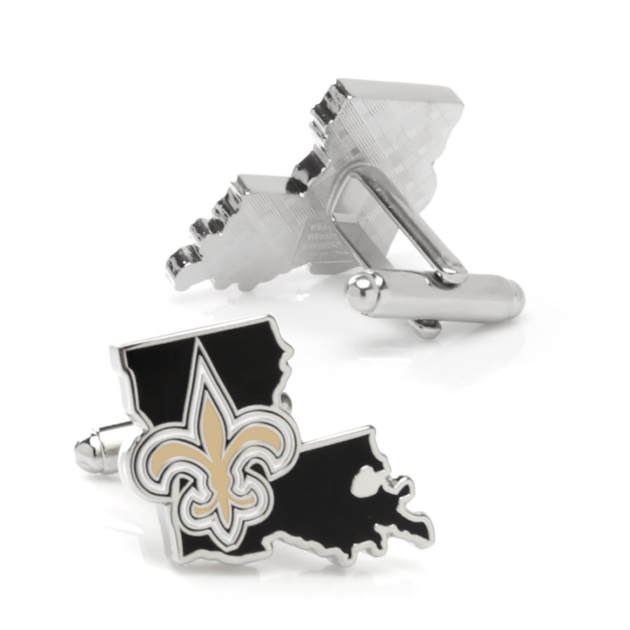 NFL New Orleans Saints State Shaped Cufflinks | Sports Cufflinks