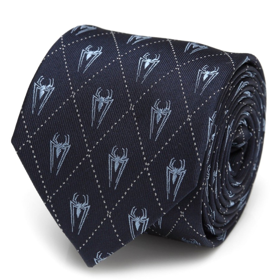 Marvel Spider-Man Diamond Navy Men'S Tie | Marvel Ties