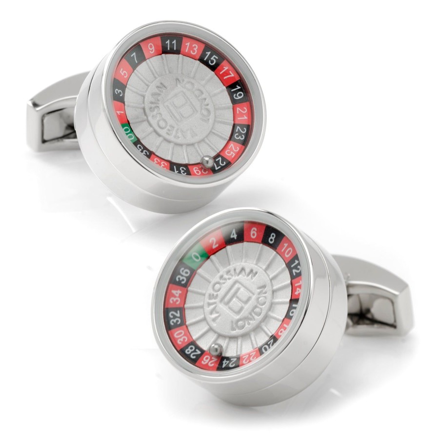 Tateossian Roulette Wheel Game Cufflinks | Classic Cufflinks