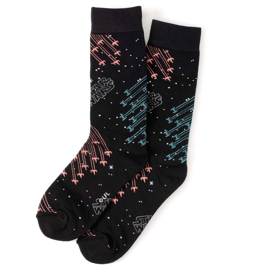 Star Wars X-Wing Tie Fighter Battle Men'S Socks | Socks