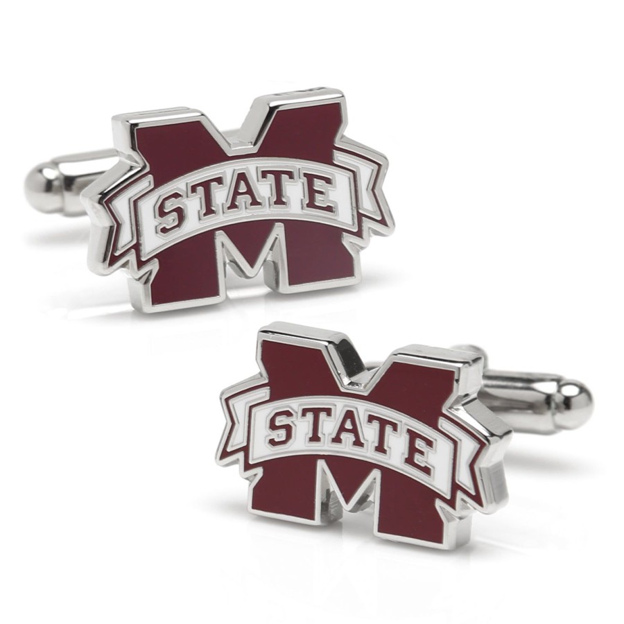 NCAA Mississippi State Bulldogs Cufflinks | Sports Cufflinks