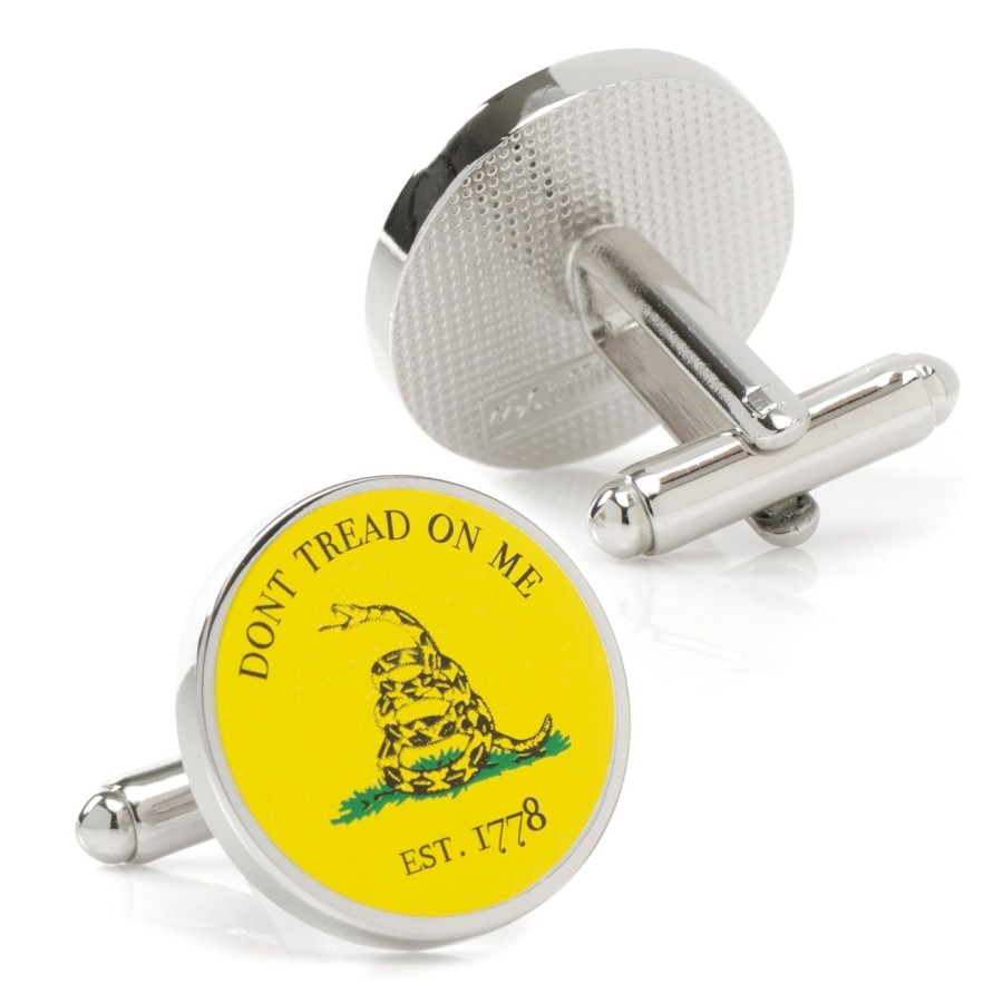 Cufflinks, Inc. Gadsden Flag Cufflinks | Classic Cufflinks