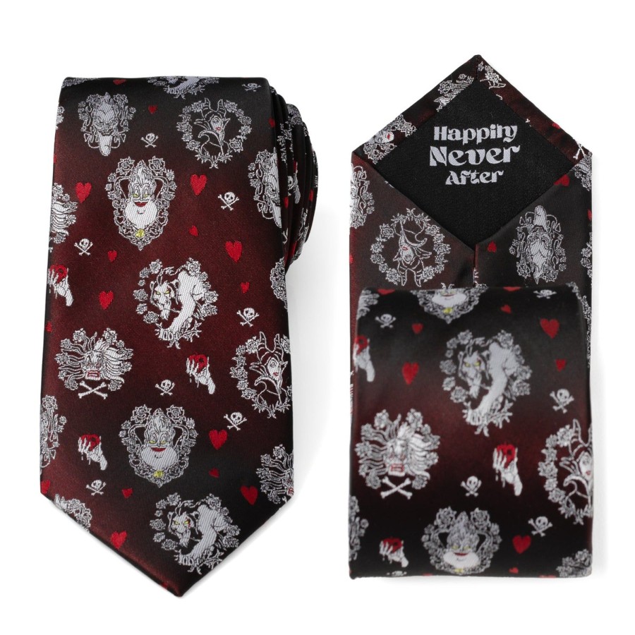 Disney Villains "Happily Never After "Black Men'S Tie | Disney Ties