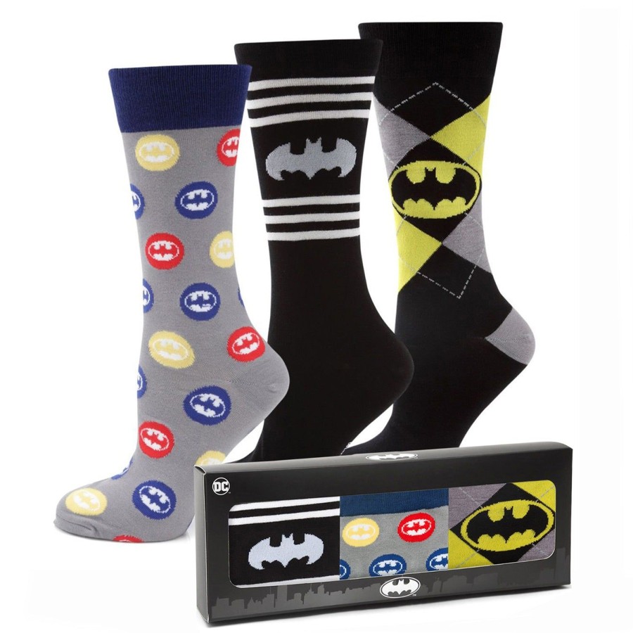 DC Comics Batman 3 Pack Sock Gift Set | Socks