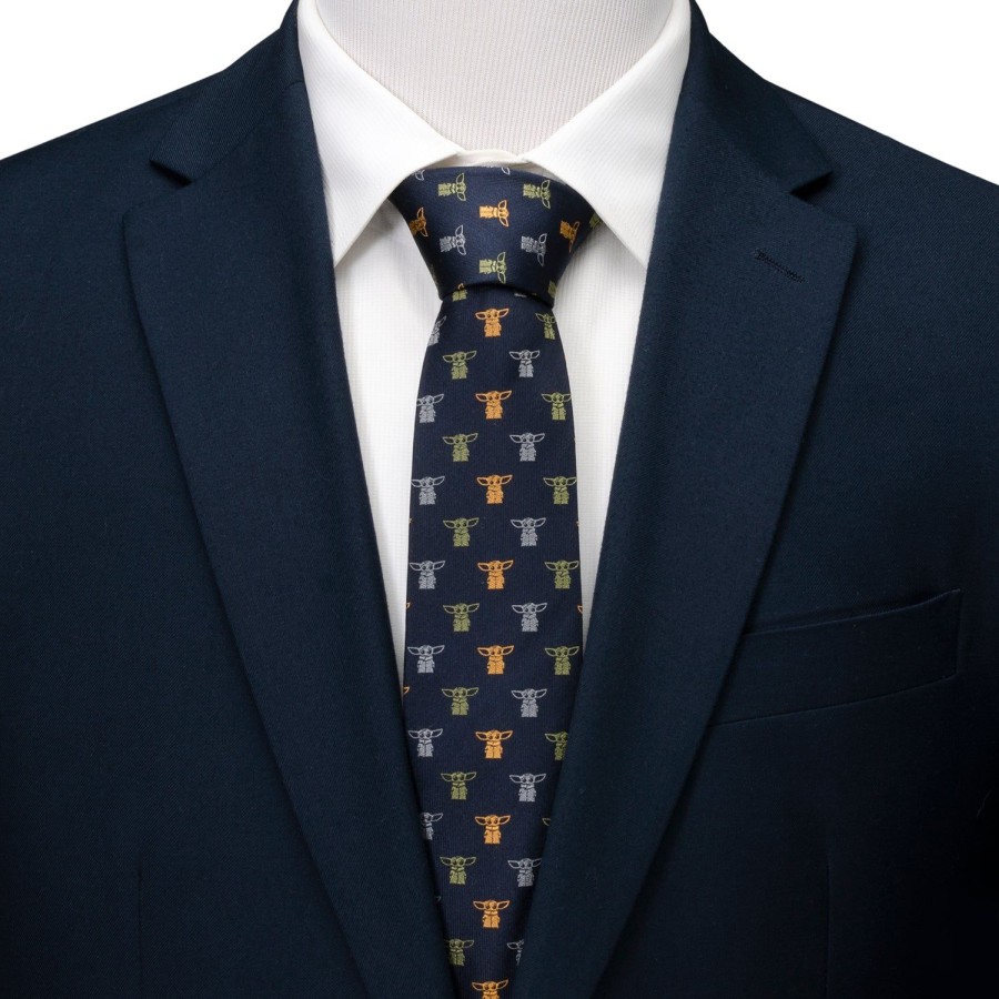 Star Wars The Child Navy Men'S Tie | Star Wars Ties