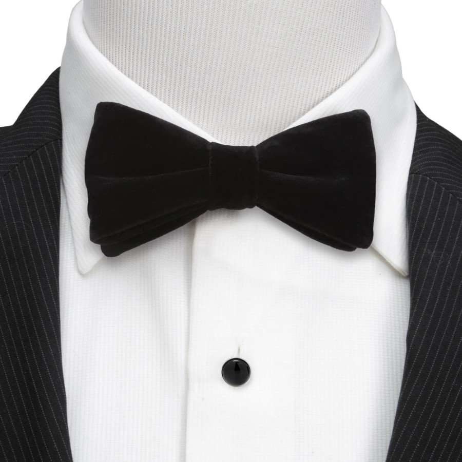 Ox and Bull Trading Co. Black Velvet Bow Tie | Bow Ties