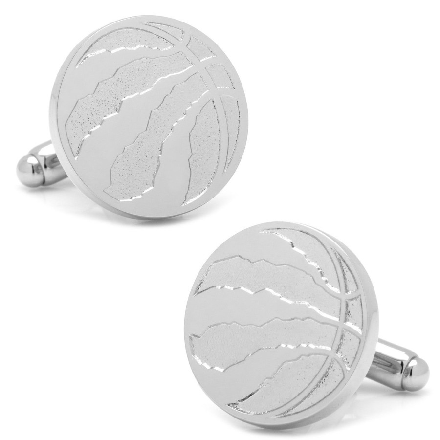 NBA Toronto Raptors Silver Edition Cufflinks | Sports Cufflinks