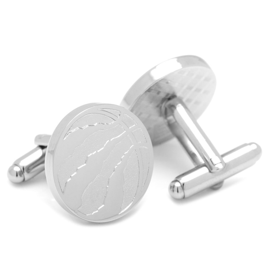 NBA Toronto Raptors Silver Edition Cufflinks | Sports Cufflinks