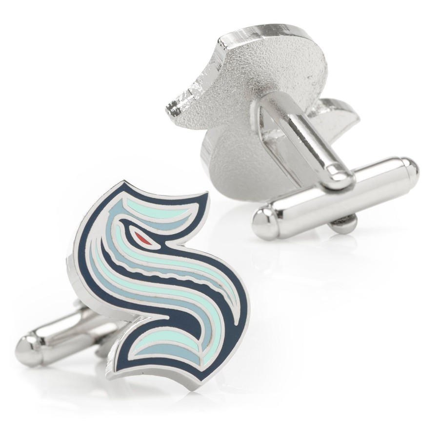 NHL Seattle Kraken Cufflinks | Sports Cufflinks