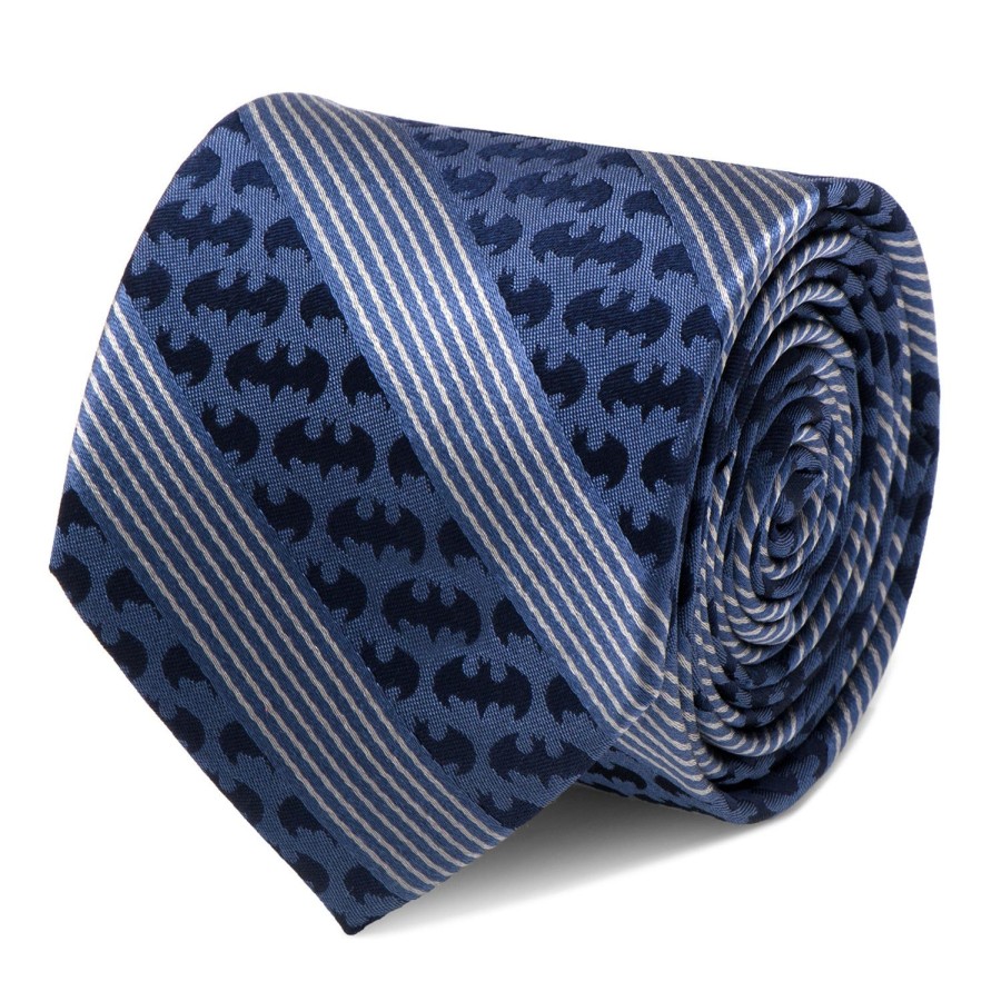 DC Comics Batman Pinstripe Navy Tie | Dc Comics Ties