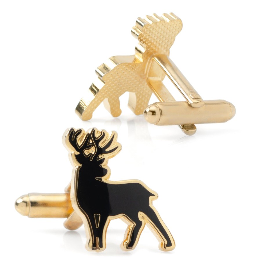 Cufflinks, Inc. Stag Deer Gold Cufflinks | Classic Cufflinks