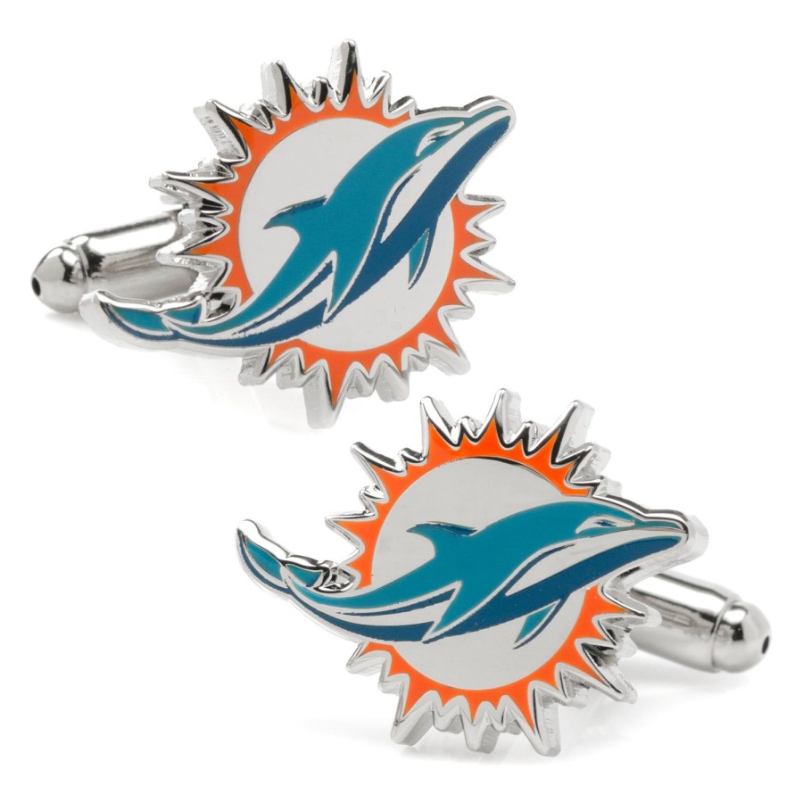 NFL Miami Dolphins Cufflinks | Sports Cufflinks