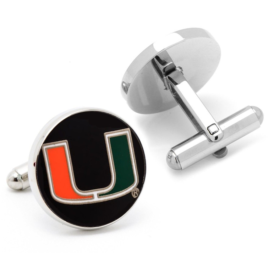 NCAA Miami Hurricanes Cufflinks | Sports Cufflinks