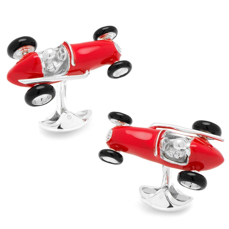 Deakin & Francis Red Racing Car Cufflinks | Classic Cufflinks