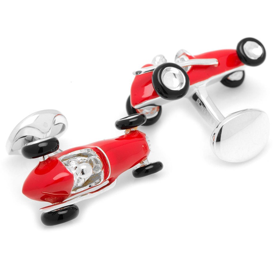 Deakin & Francis Red Racing Car Cufflinks | Classic Cufflinks