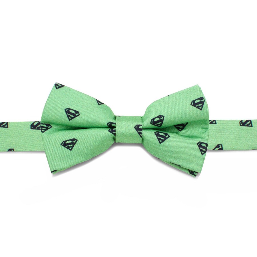 DC Comics Superman Green Big Boys' Silk Bow Tie | Dc Comics Ties