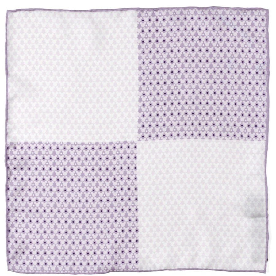 Disney Mickey Lavender 4 Square Pocket Square | Pocket Squares