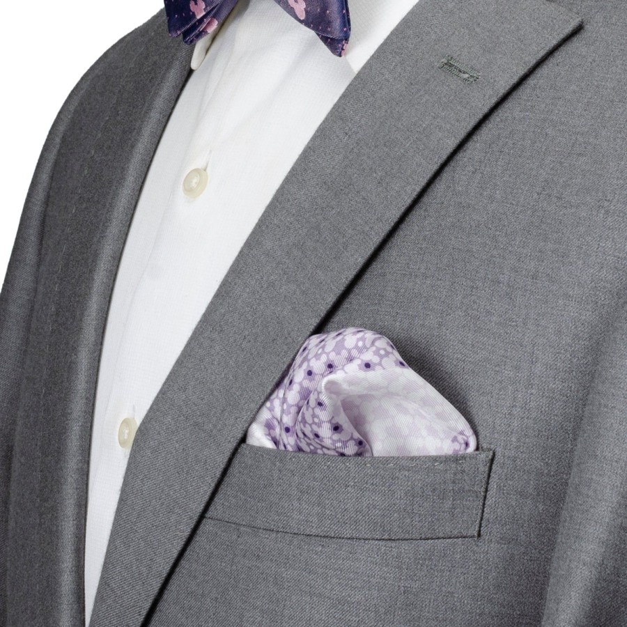 Disney Mickey Lavender 4 Square Pocket Square | Pocket Squares