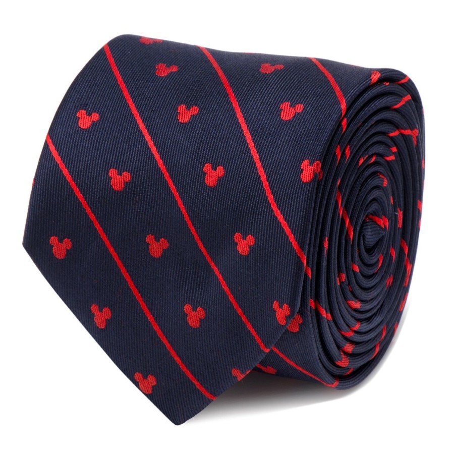 Disney Mickey Mouse Navy Pinstripe Tie | Disney Ties