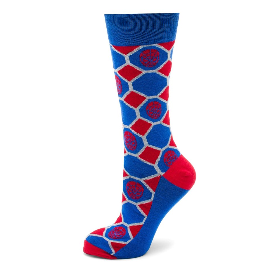 Marvel Spider-Man Blue Checker Socks | Socks