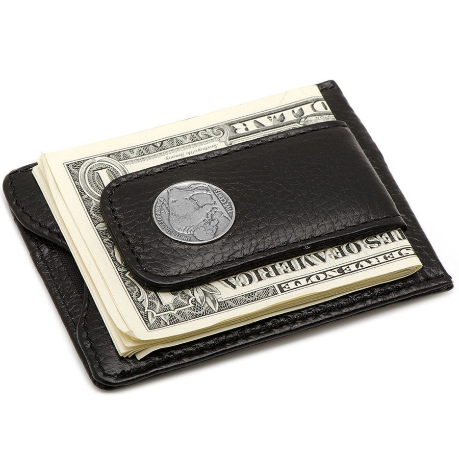 Tokens & Icons Buffalo Nickel Money Clip Wallet | Leather Goods