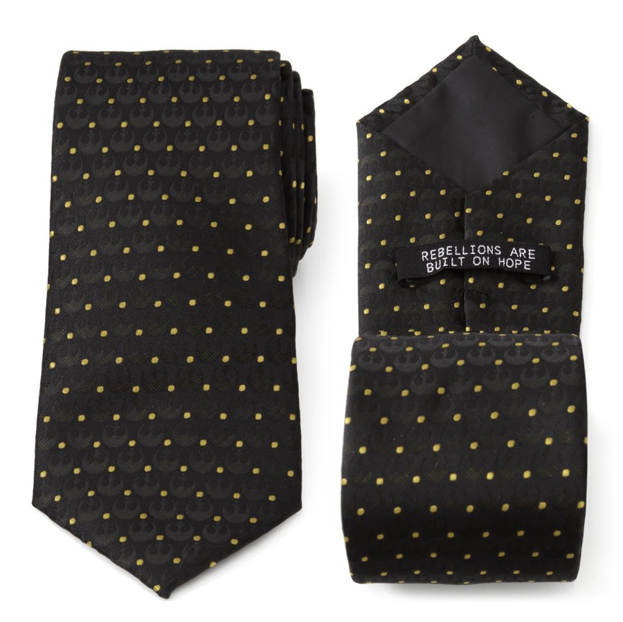 Star Wars Rebel Dot Charcoal Men'S Tie | Star Wars Ties