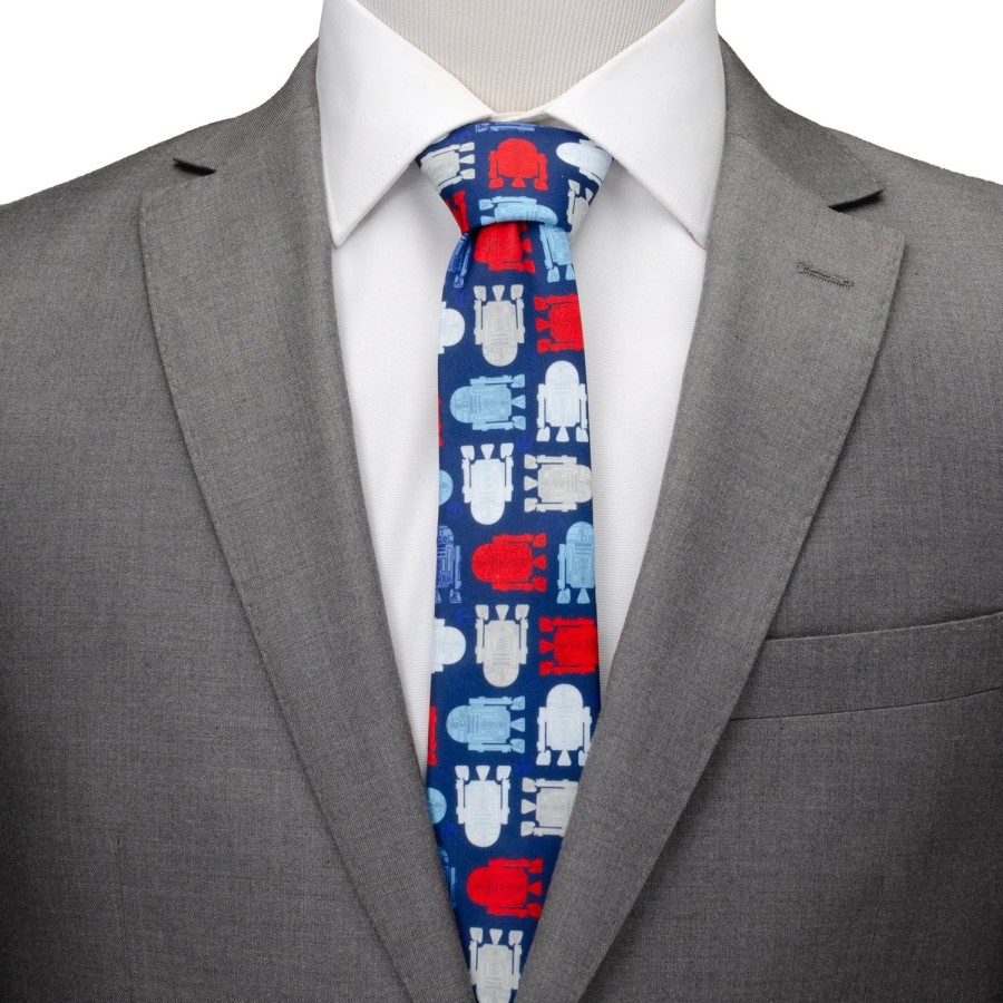 Star Wars R2D2 Navy Men'S Tie | Star Wars Ties