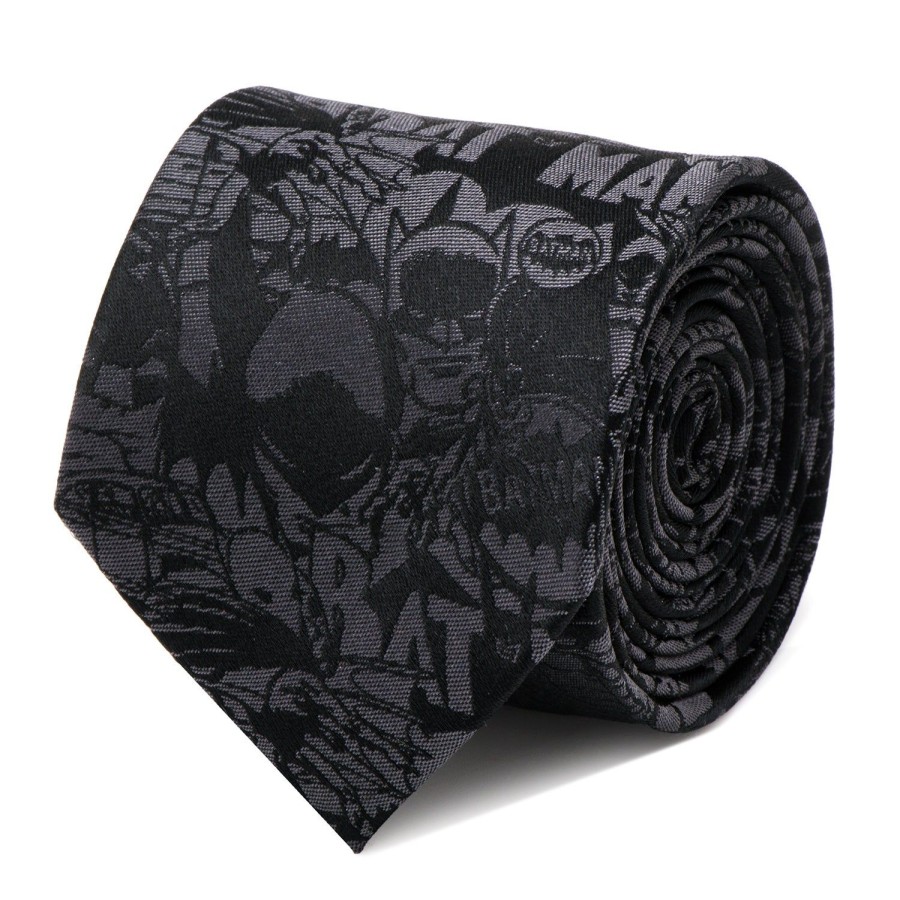 DC Comics Batman Comic Black Tie | Dc Comics Ties