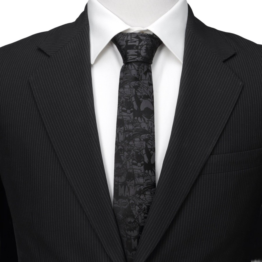 DC Comics Batman Comic Black Tie | Dc Comics Ties