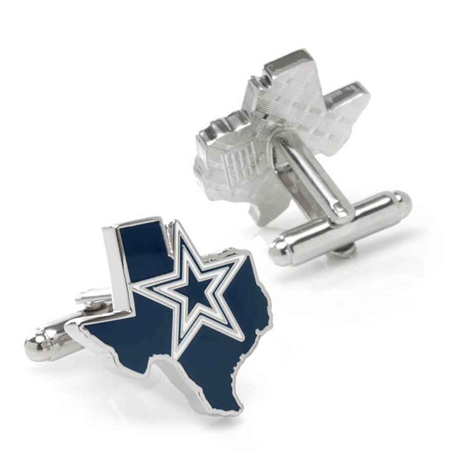 NFL Dallas Cowboys State Shaped Cufflinks | Sports Cufflinks