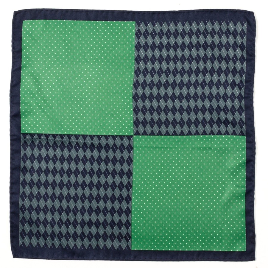 Cufflinks, Inc. Argyle Dot Multi Pocket Square | Pocket Squares