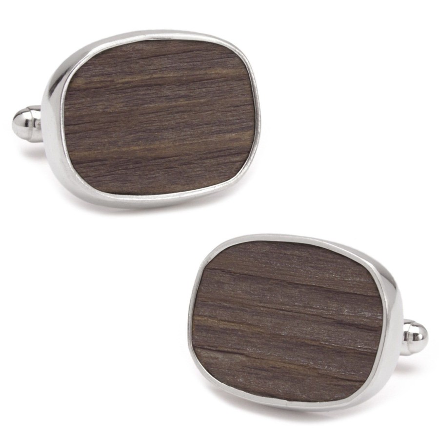 Tokens & Icons Green Bay Packers Lambeau Field Wood Bench Cufflinks | Classic Cufflinks