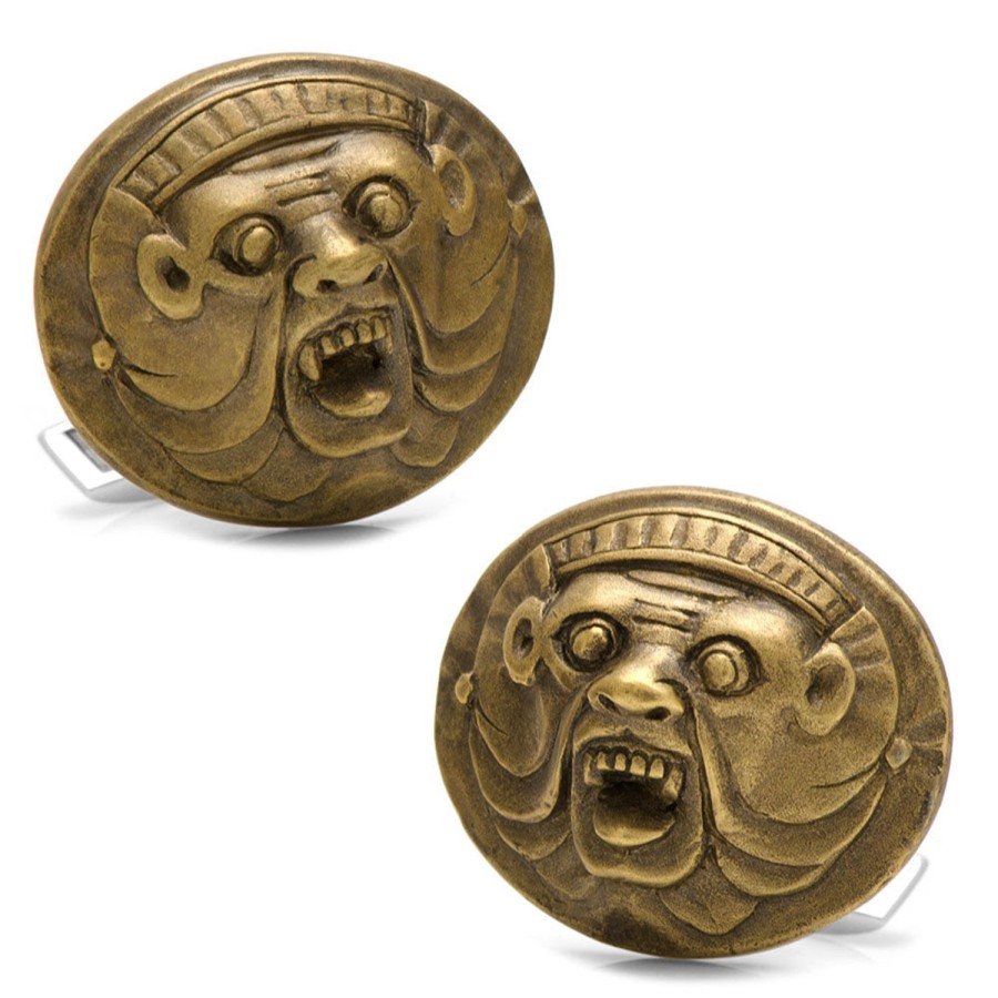 Spivey Bruxellois Demon Bronze And Sterling Silver Cufflinks | Classic Cufflinks