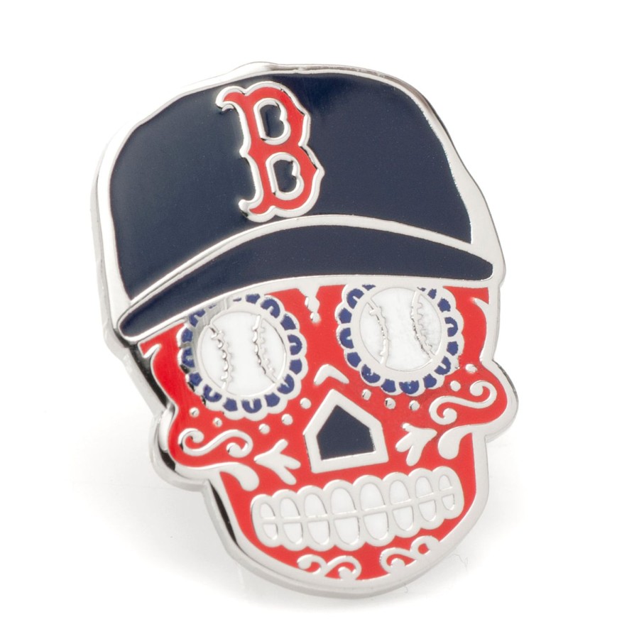 MLB Boston Red Sox Sugar Skull Lapel Pin | Lapel Pins