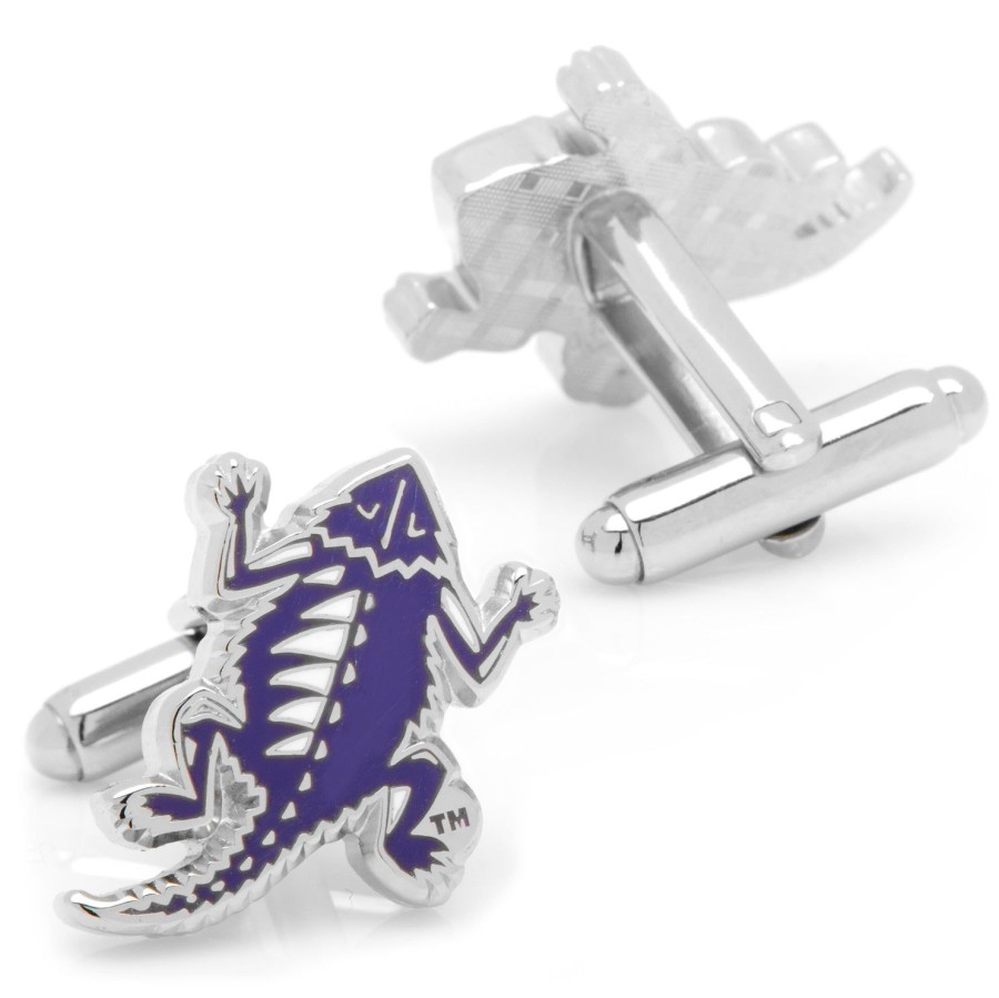 NCAA Vintage Tcu Horned Frog Cufflinks | Sports Cufflinks