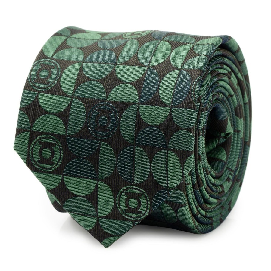 DC Comics Green Lantern Charcoal Men'S Tie | Dc Comics Ties