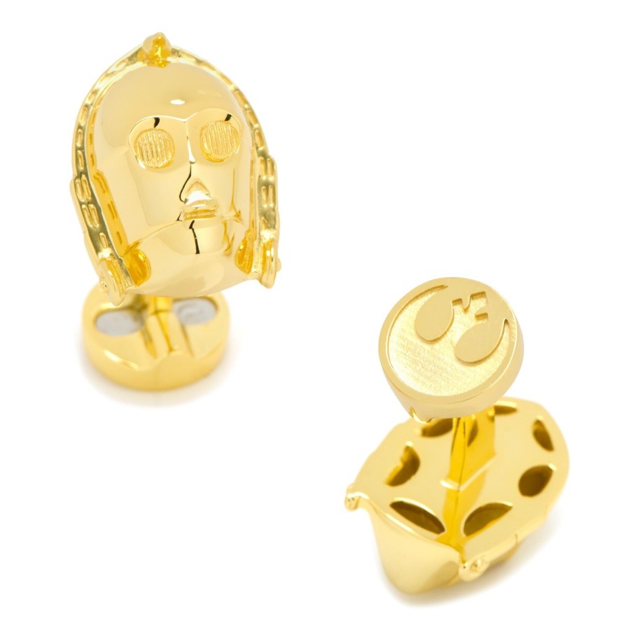 Star Wars 3D C3Po Cufflinks | Movies & Characters Cufflinks