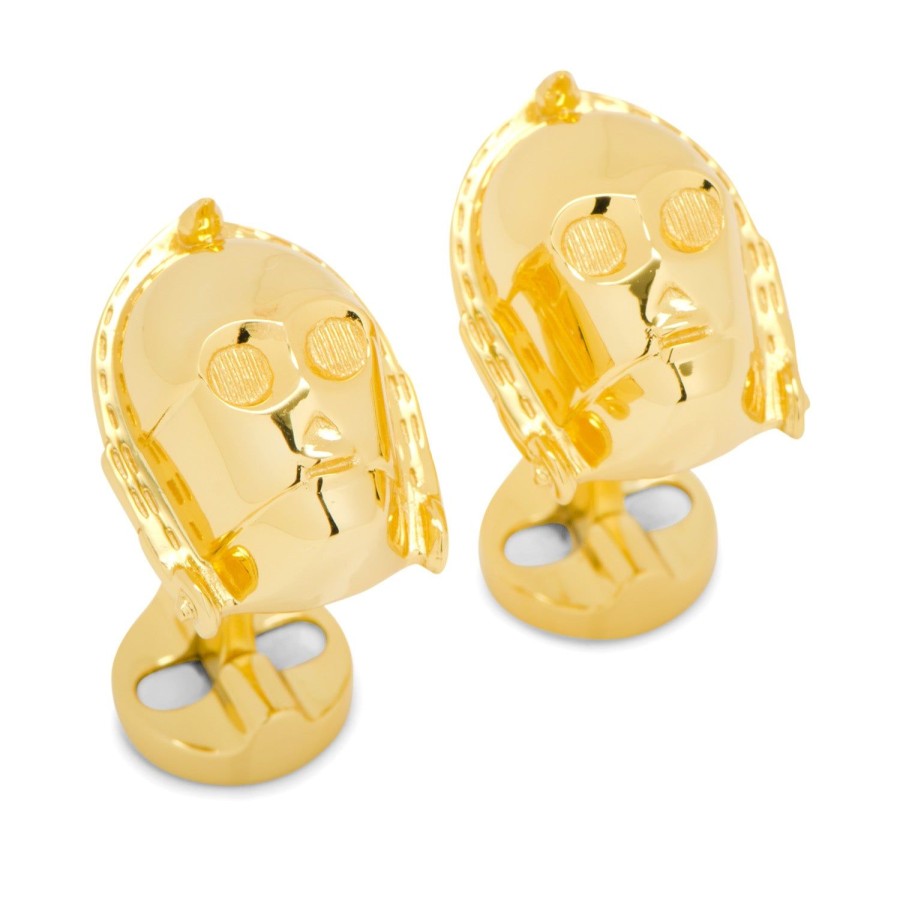 Star Wars 3D C3Po Cufflinks | Movies & Characters Cufflinks