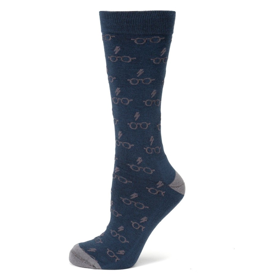 Harry Potter Harry Potter Glasses Navy Men'S Socks | Socks