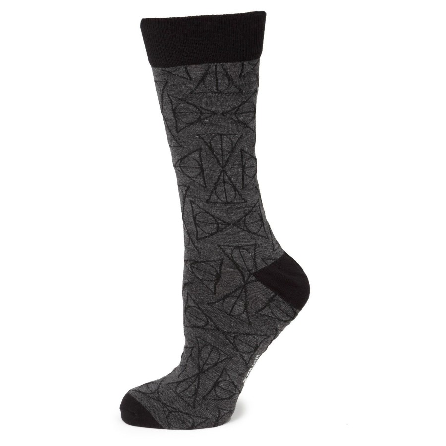 Harry Potter Deathly Hallows Black Men'S Socks | Socks