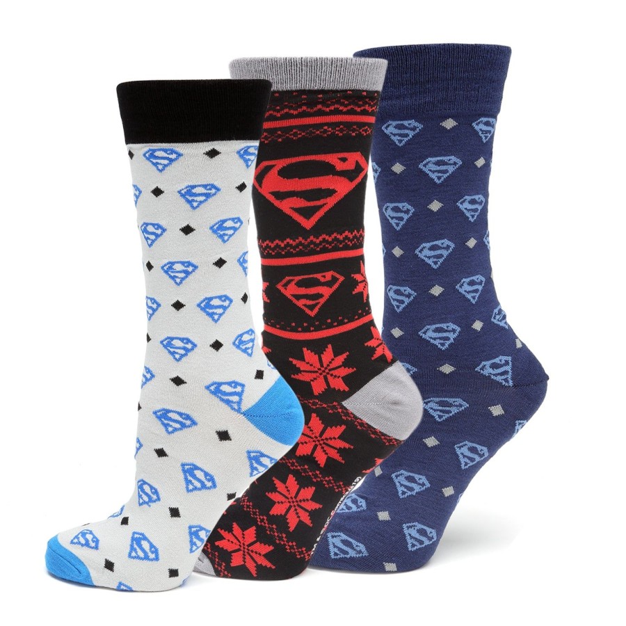 DC Comics Superman 3 Pair Sock Gift Set | Socks