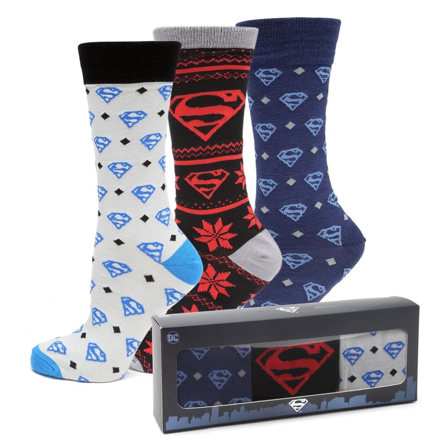 DC Comics Superman 3 Pair Sock Gift Set | Socks