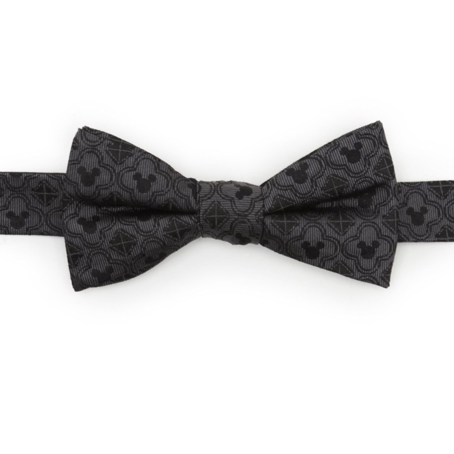 Disney Mickey Mouse Pattern Black Bow Tie | Bow Ties