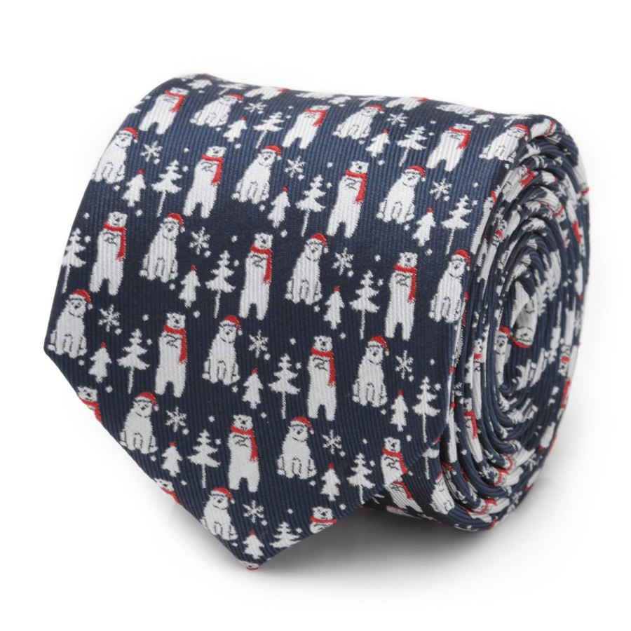 Cufflinks, Inc. Polar Bear Blue Men'S Tie | Classic Ties