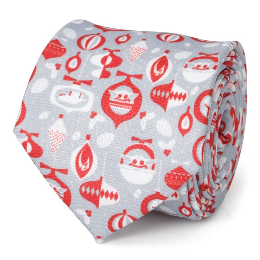 Star Wars Star Wars Holiday Mando Red Men'S Tie | Star Wars Ties