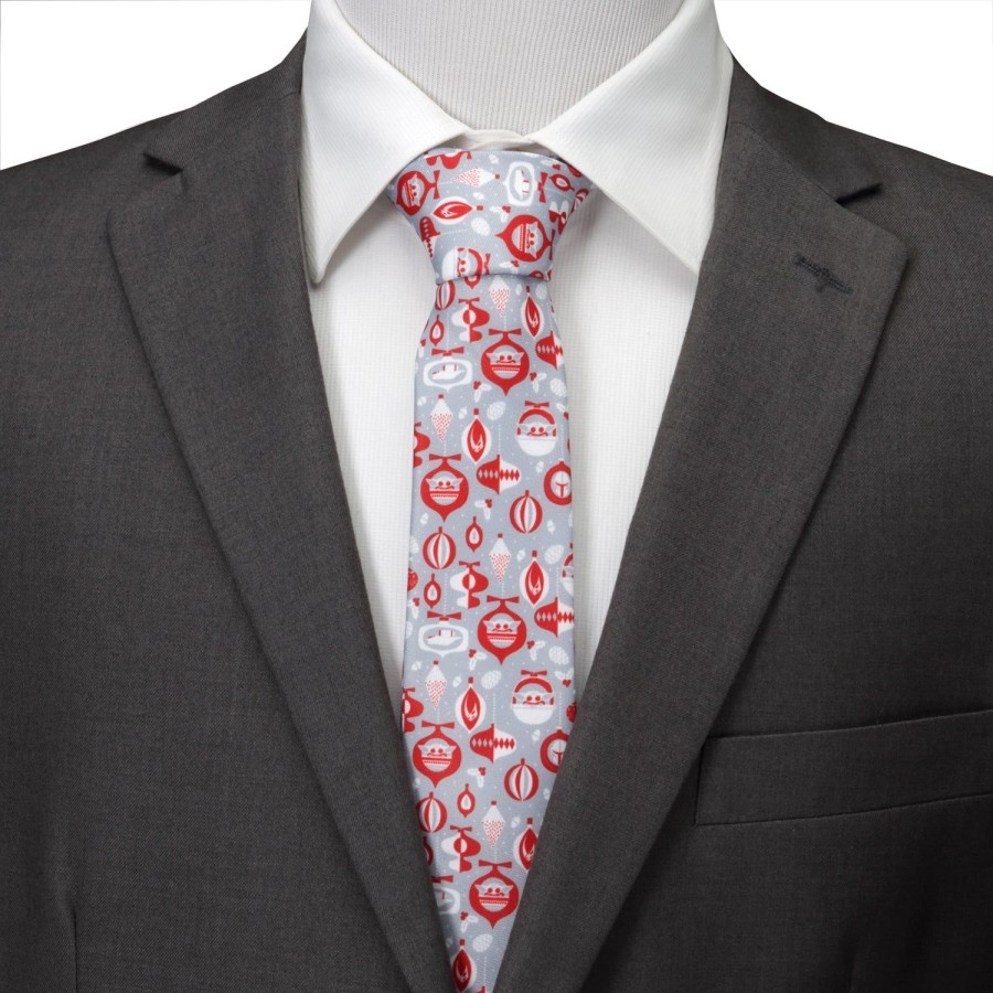 Star Wars Star Wars Holiday Mando Red Men'S Tie | Star Wars Ties