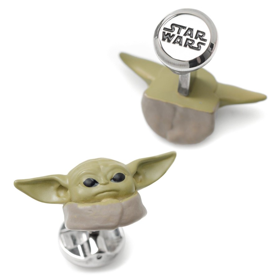 Star Wars 3D Grogu Cufflinks | Movies & Characters Cufflinks