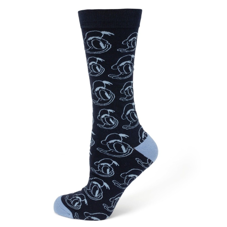 Disney Donald Duck Patterned Blue Men'S Socks | Socks