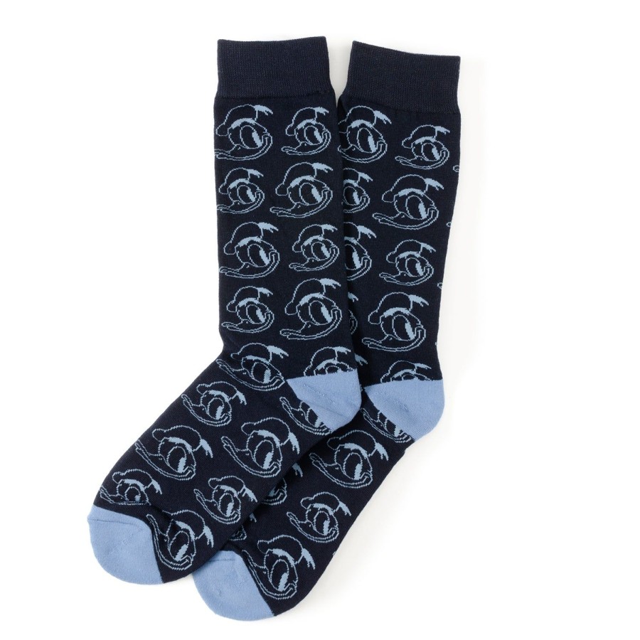 Disney Donald Duck Patterned Blue Men'S Socks | Socks